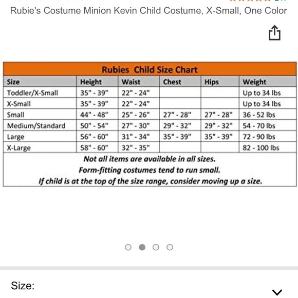 MINION KEVIN COSTUME SIZE BOY EXTRA SMALL (3-4) 🌟EUC🌟 - Picture 11 of 12